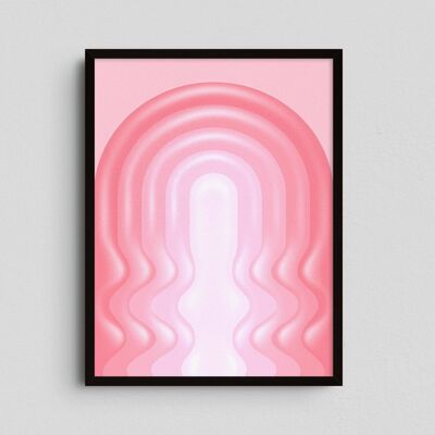 Impresión de arte Giclée - Arco rosa - Fergus Hannant