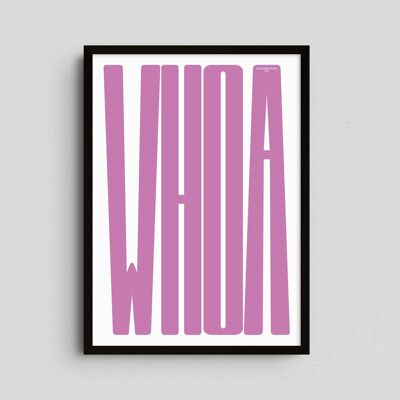 Giclée-Kunstdruck – WHOA – Flieder