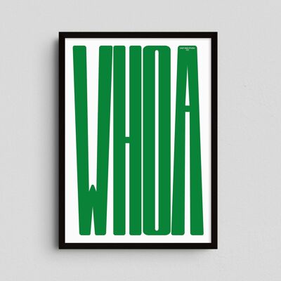 Stampa d'arte Giclée - WHOA - Verde felce