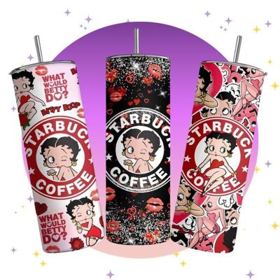 Betty Boop - Bicchiere termico