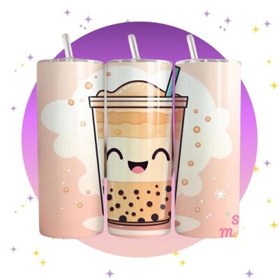 Kawaï Bubble Tea - Taza termo