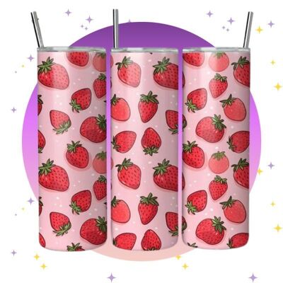 Strawberry - Thermos tumbler