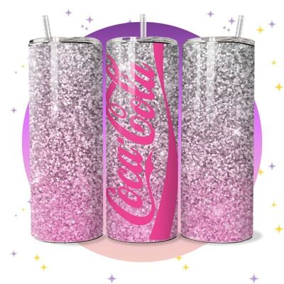 Coca-Cola Pink Shine - Bicchiere termico