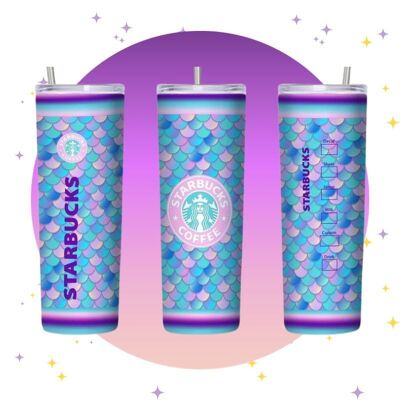 Mermaid Holography - Thermos tumbler