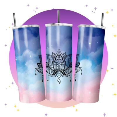 Lotus Flowers - Thermos tumbler