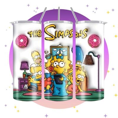 Famiglia Simpson - Bicchiere termico