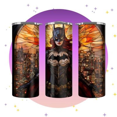 Batwoman Stained Glass - Thermos Tumbler