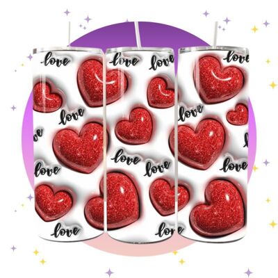 Love Hearts Fluffy - Vaso termo