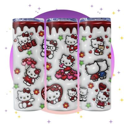 Hello Kitty Love Fluffy - Bicchiere termico