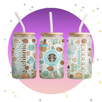 Starbucks Cafecito - Verre avec couvercle en bambou starbucks