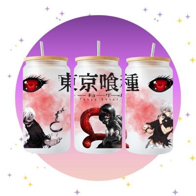 Tokyo Ghoul - Vaso con tapa de bambú