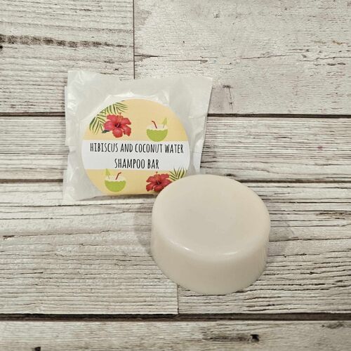 Hibiscus and Coconut Water Shampoo Bar