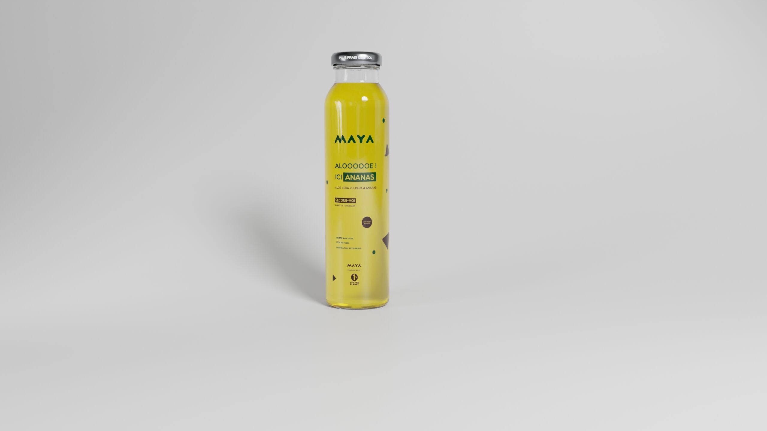 Jus d'Aloe Vera Ananas - 100% Naturel - DDM COURTES