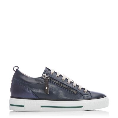 Moda in Pelle Women's Brayleigh Navy Leather Trainers