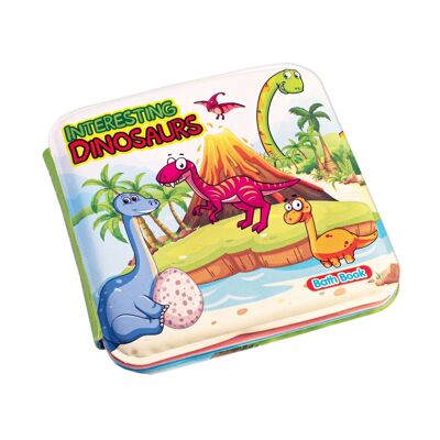 Livre de bain avec son b-b, dinosaures