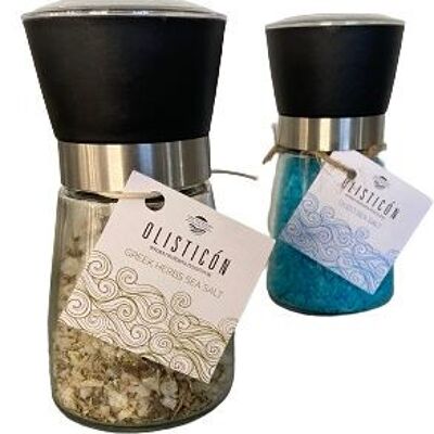 AEGEAN HERBS SEA SALT - SMALL MILL 180g