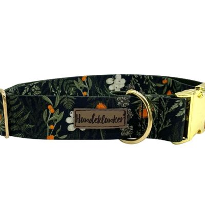 Dog collar Forest Walkies (rPet) gold/silver
