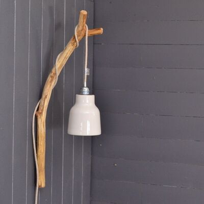 Branch hook, wall light for lighting suspension