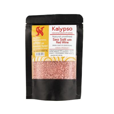 Natural Unrefined Sea Salt with Red Wine (New doy pack)