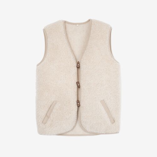 Merino Wool Warm Vest Gilet Unisex