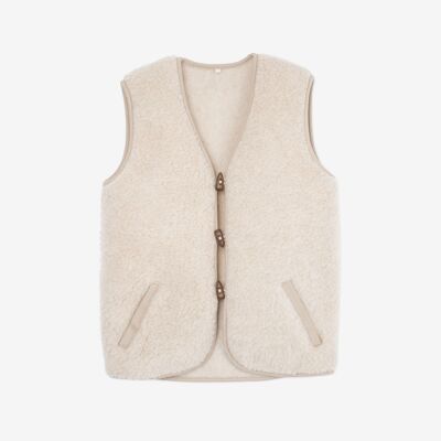 Chaleco cálido de lana merino Chaleco unisex