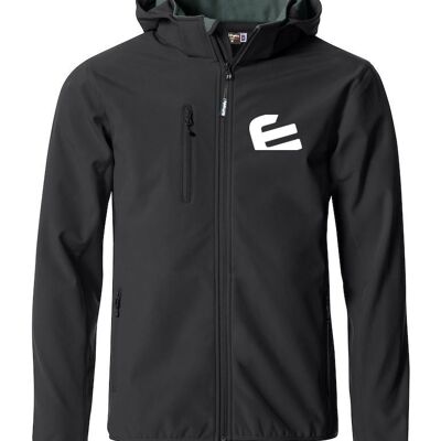 UNISEX SOFTSHELL JACKET WITH REMOVABLE HOOD