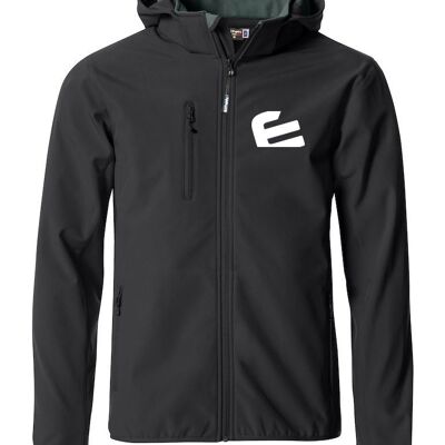UNISEX SOFTSHELL JACKET WITH REMOVABLE HOOD