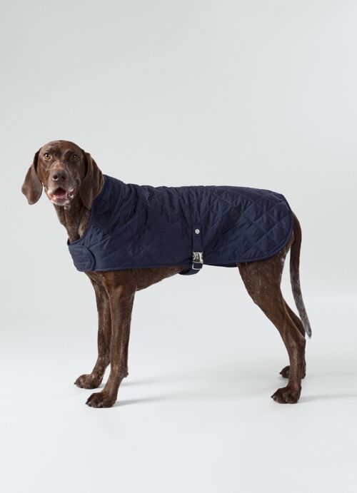 Hackett x Hugo & Hudson Navy Quilted Dog Jacket