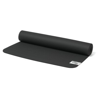Tapis de yoga gratuit LIGHT 3mm - noir total