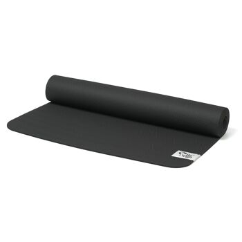 Tapis de yoga gratuit LIGHT 3mm - noir total 1