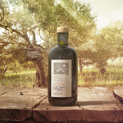 Extra virgin organic olive oil, 0.5L - with tree sponsorship per bottle