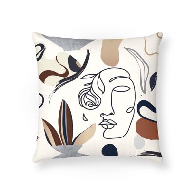 Decorative cushion with filling 45x45 cm Faces I B