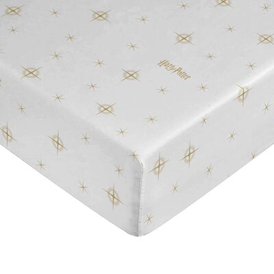 Hpotter Stars Gold crib fitted sheet 100% cotton