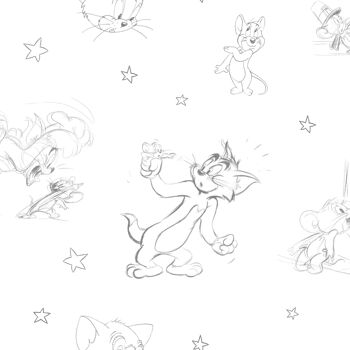 Drap-housse pour berceau Tom & Jerry 100% coton 2