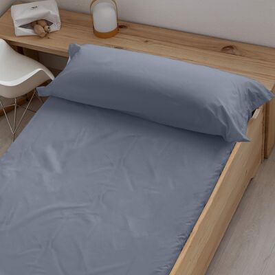 Denim Blue fitted sheet 100% cotton