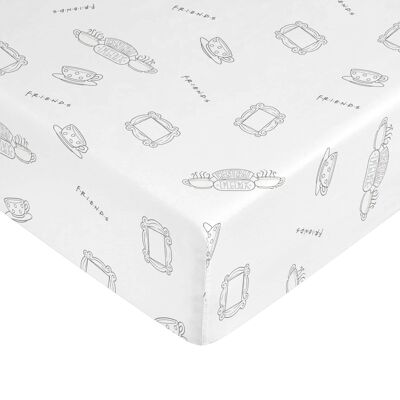 Friends 100% cotton fitted sheet