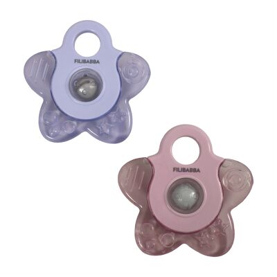 Cooling Star Teething Ring Pack x 2 - Pink