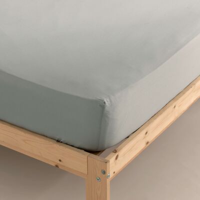 Ultimate Gray 300 thread count satin fitted sheet