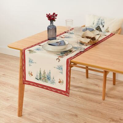 Christmas Landscape Table Runner