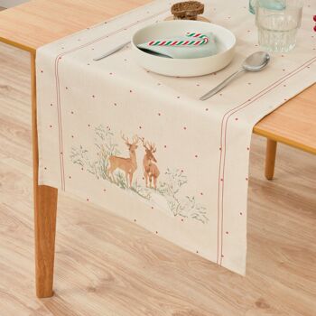 Chemin de table cerf 12