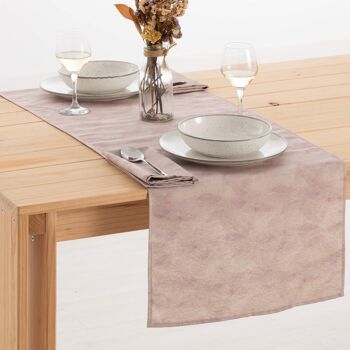 Chemin de table en lin 0120-289 - 45x140 cm 5