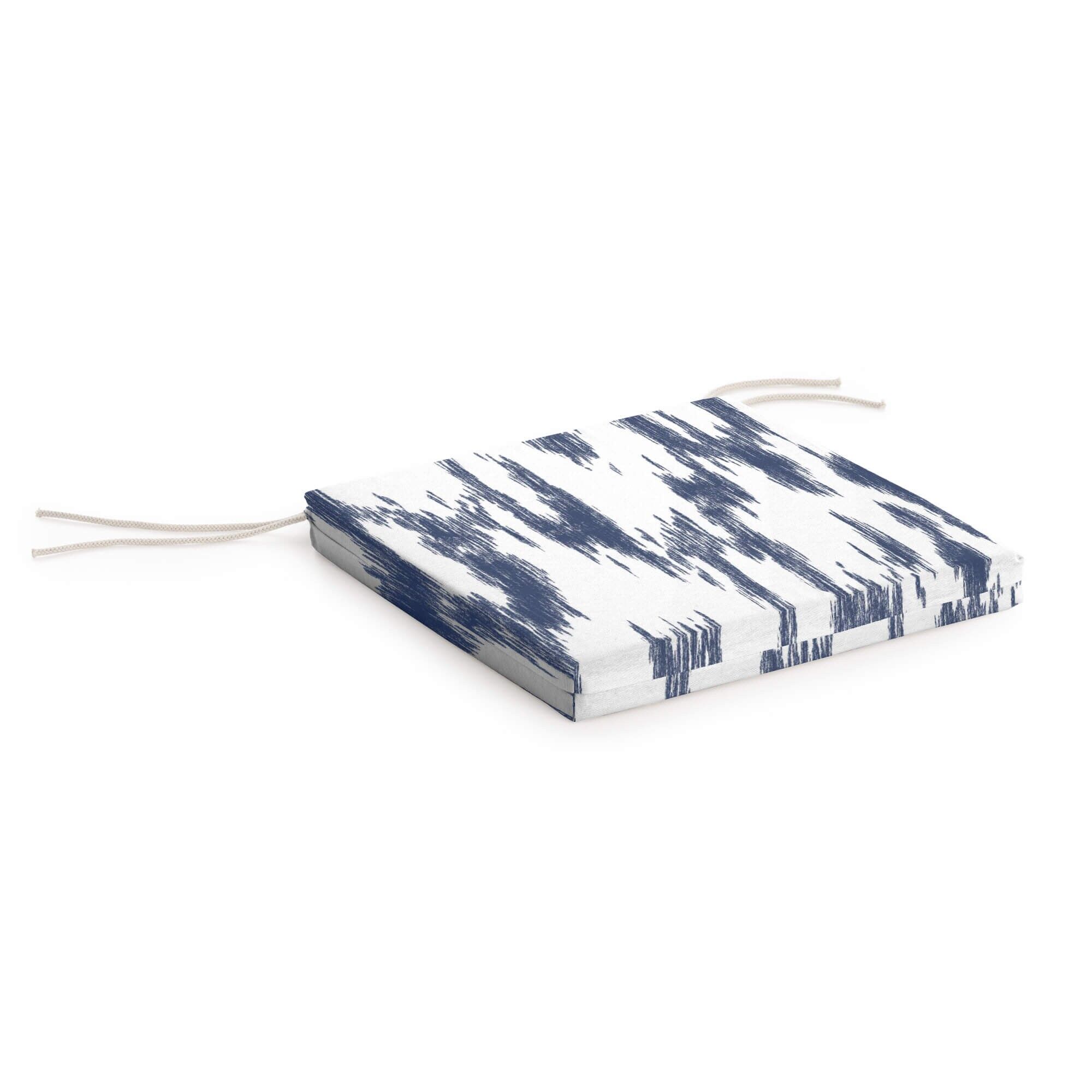 Mahon Blau gepolstertes Sitzkissen 40x40x5 cm