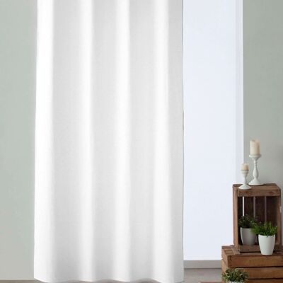 Optical White Hem Curtain Curtain 140x260 cm