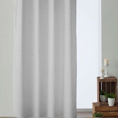 Rideau ourlet rideau C/63 gris Alma 140x260 cm