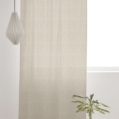 Plumeti White sheer door curtain 150x210 cm