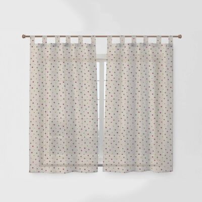 Cortina ventana visillo 0119-19 100x150 cm (pack 2 ud.)