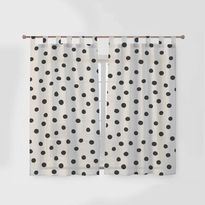 Cortina ventana visillo 0120-09 100x150 cm (pack 2 ud.)