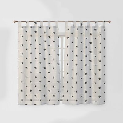 Cortina ventana visillo 0120-12 100x150 cm (pack 2 ud.)
