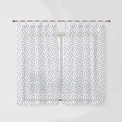Cortina ventana visillo 0120-137 100x150 cm (pack 2 ud.)
