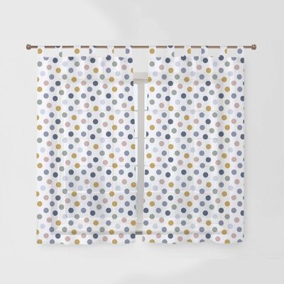 Cortina ventana visillo 0120-160 100x150 cm (pack 2 ud.)